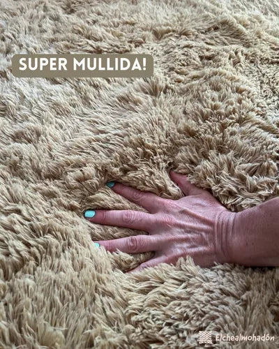 Alfombra 1 X 1,50 Metros Mts Con Antideslizante Pelo Largo