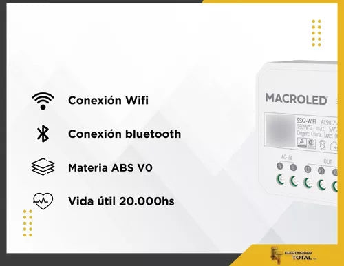 Interruptor Wifi Inteligente Smart 5a X Canal Pared