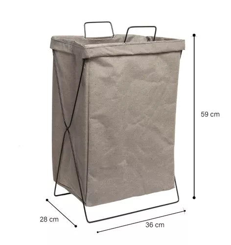 Cesto Canasto Ropa Sucia Tela Impermeable Plegable C/ Manija