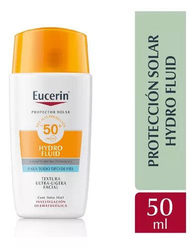 Eucerin Protector Solar Facial Hydro Fluid Fps50+ 50 Ml