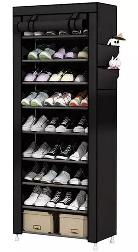 Organizador De Zapatos Botinero 9 Niveles 27 Pares Bolsillos