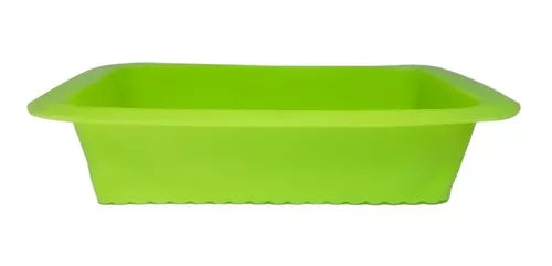 Molde De Silicona Budinera Pan Goma Apto Horno Repostería