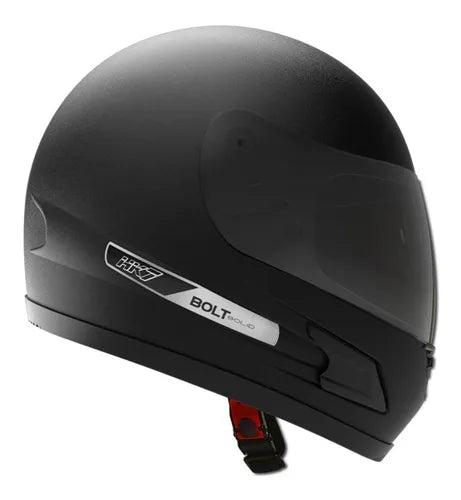 Casco Moto Vertigo Hk7solid Bolt Visor Oscuro