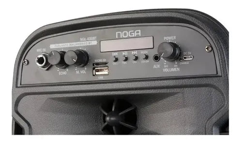 Parlante Noga One Light con bluetooth negro