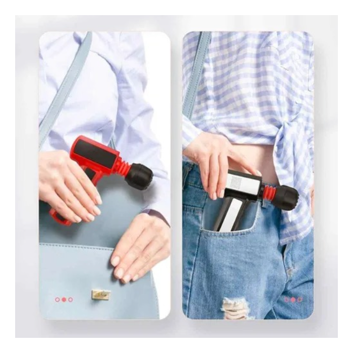 Pistola Masajeadora Muscular Rehabilitación Profesional 2vel