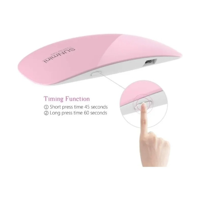 Cabina Led Uv Sun Mini 6w Secado Uñas Esculpidas Gelificadas (Liquidacion)