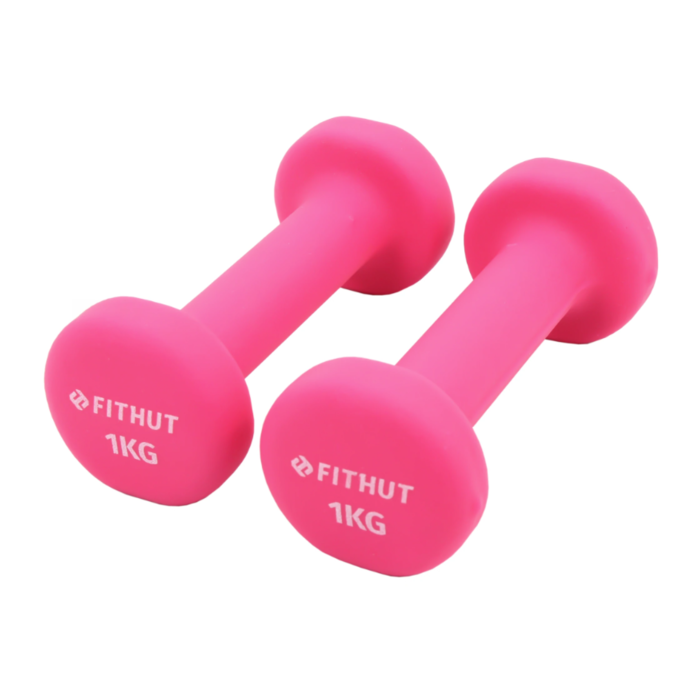 Mancuernas Pesas Recubiertas X 1 Kg Gimnasio Fitness X Unidad