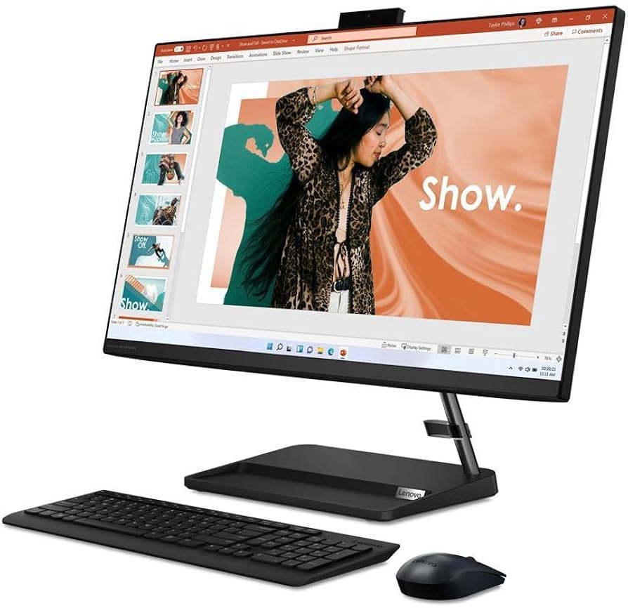 AIO Lenovo 3 Idea Centre 24″ I5 12GB 512G W11H