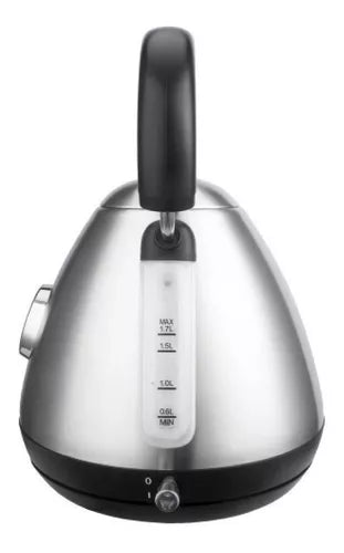 Pava eléctrica Peabody Plateado/Rojo 220V 1.7L (Ultimas)