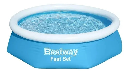 Pileta Inflable Redonda Bestway 57448 De 244cm X 61cm