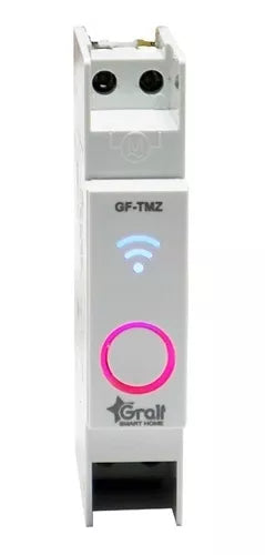 Interruptor Inteligente Wi-fi Riel Din Gralf 16a Temporizado