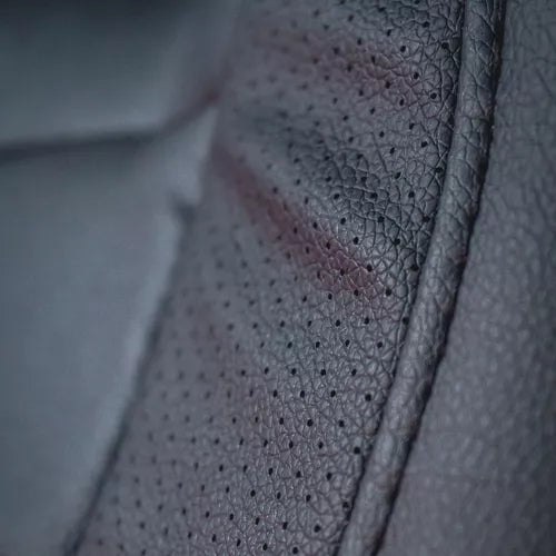 Silla de escritorio Baires4 PS4 ergonómica negra con tapizado de cuero sintético