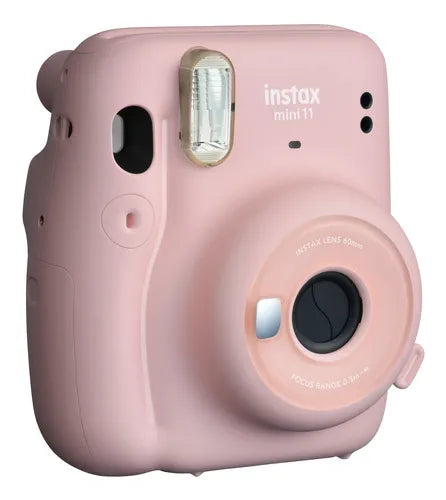 Cámara Instantanea Fujifilm Instax Mini 11 Selfie +Rollos (rosa)