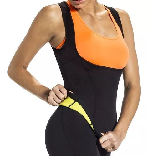 Musculosa Reductora Modeladora Faja Mujer Termica Remera S