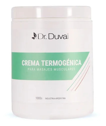 Crema Termogénica Para Masajes Musculares 1kg Dr. Duval