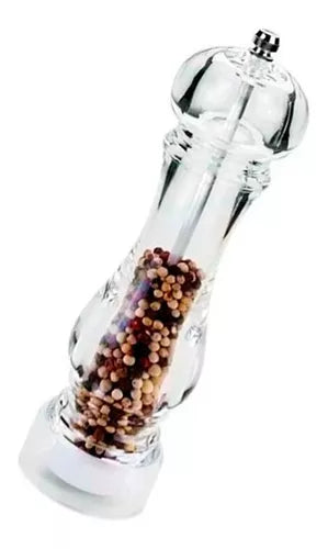 Pimentero Molinillo Sal Pimienta Acrílico Regulable Cocina