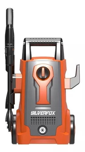 Hidrolavadora eléctrica Silverfox SMJPHI117 naranja y negra de 1400W con 105bar de presión máxima 220V - 50Hz