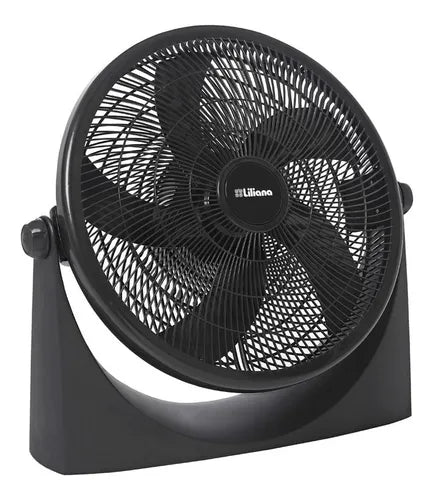 Ventilador de pared y de piso Liliana VTF16P negro con 5 palas, 16" de diámetro 220 V