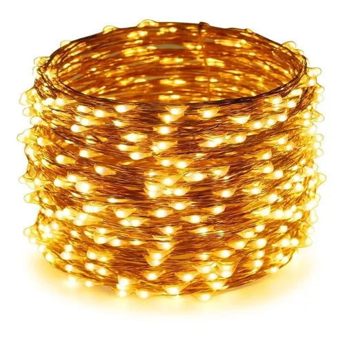 Hilo Led 50 Metros Alambre Decoración Guirnalda 500 Luces