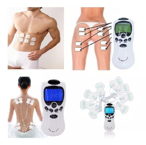Electroestimulador 6 Electrodos Parche Musculacion Abdominal