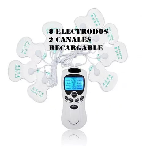 Electroestimulador 6 Electrodos Parche Musculacion Abdominal