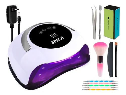 Cabina Led De Uñas 120w Luz Uv Secador Mano Pies