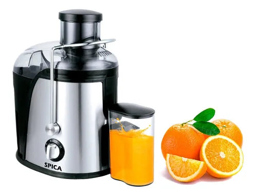 Juguera Electrica Extractor De Jugo Accesorios Color Negro