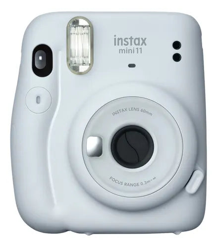 Cámara Instantanea Fujifilm Instax Mini 11 Selfie + Rollos (BLANCO)
