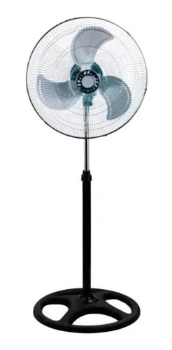 Ventilador 3 en 1 Kanji KJH-FH1209 negro con 3 palas de metal, 18" de diámetro 220 V