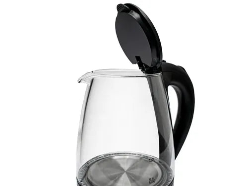 Jarra Pava Electrica Vidrio Luz Corte Mate