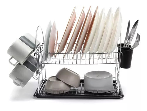 Escurridor De Platos Seca Platos Inoxidable Secador Bandeja