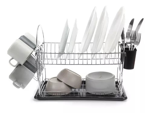 Escurridor De Platos Seca Platos Inoxidable Secador Bandeja