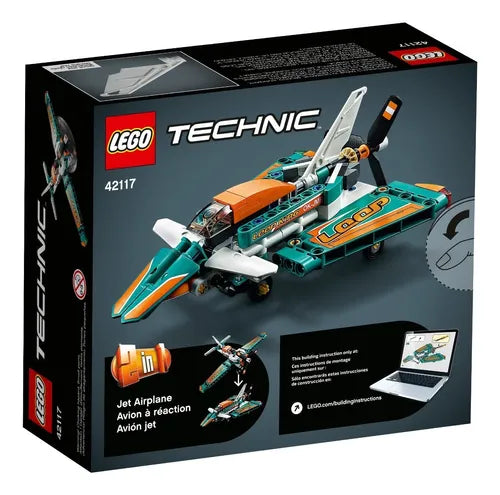 Bloques para armar Lego Technic Race plane 154 piezas en caja