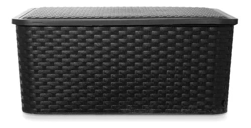Caja Cajon Organizador Símil Rattan Premium Pack X 6 Mediano