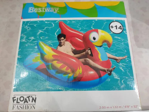 Colchoneta Inflable Bestway Loro Gigante (Varios Modelos)