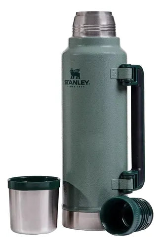 Stanley Termo Clásico 1.4 LTS con Tapón Cebador de acero inoxidable verde - ARG
