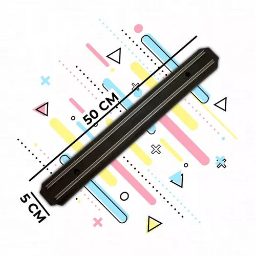 Barra Imantada Magnetica Para Cuchillos 50 Cm Iman De Colgar