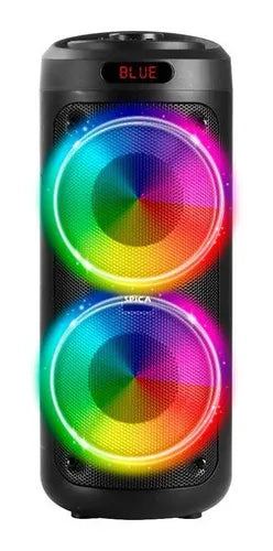 Parlante Bluetooth Portatil Led Rgb Inalambrico Negro (Modelo entregado segun modelos disponibles)