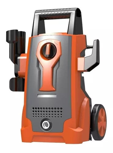 Hidrolavadora eléctrica Silverfox SMJPHI117 naranja y negra de 1400W con 105bar de presión máxima 220V - 50Hz
