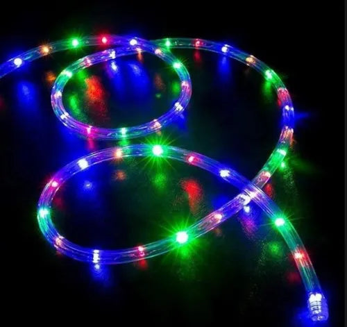 Manguera Led Multicolor 10 Metros Flexible 8 Efectos Navidad
