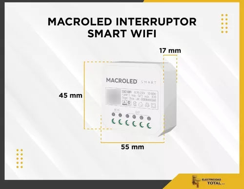 Interruptor Wifi Inteligente Smart 5a X Canal Pared