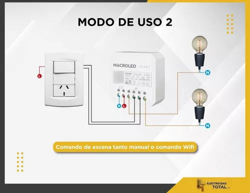 Interruptor Wifi Inteligente Smart 5a X Canal Pared