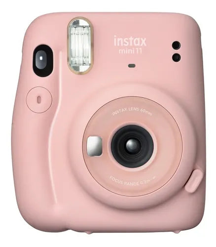 Cámara Instantanea Fujifilm Instax Mini 11 Selfie +Rollos (rosa)
