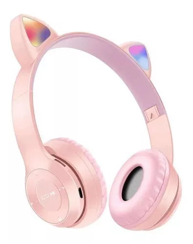Auricular Inalámbrico Orejas De Gato Bluetooth Manos Libres (Color segun stock)
