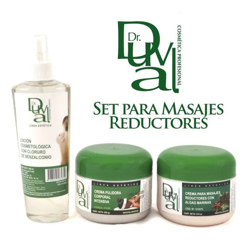 Set Masajes Reductores Belleza Corporal Estetica Dr Duval