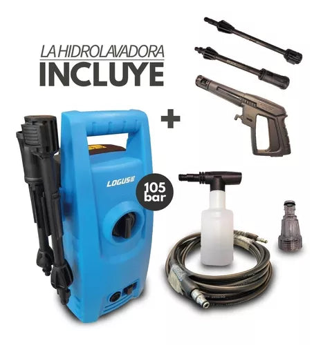 Hidrolavadora Logus 105bar Autostop+dosif P/espuma (Ultima Unidad)