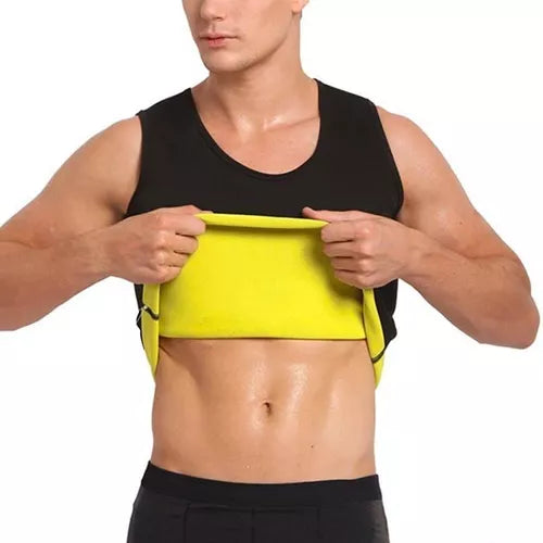 Musculosa Reductora Modeladora Faja Hombre Termica Remera Talles S