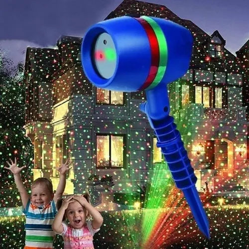 Luz Laser Exterior Extaca Lluvia Luces Navidad