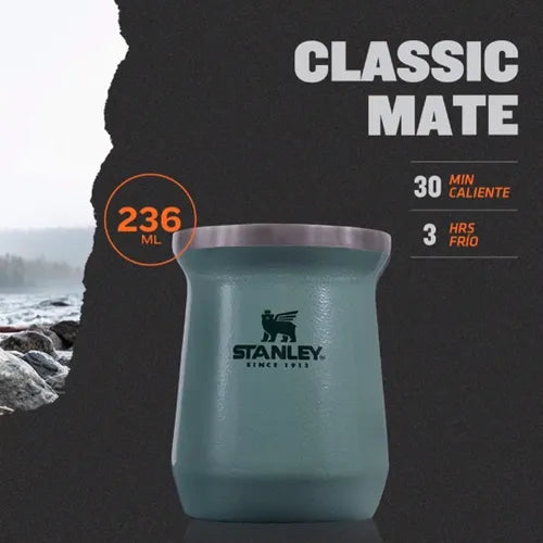 Mate Original Stanley 236 Ml Termico Verde Negro