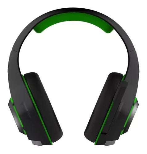 Auriculares gamer Nisuta NSAUG300 negro y verde
